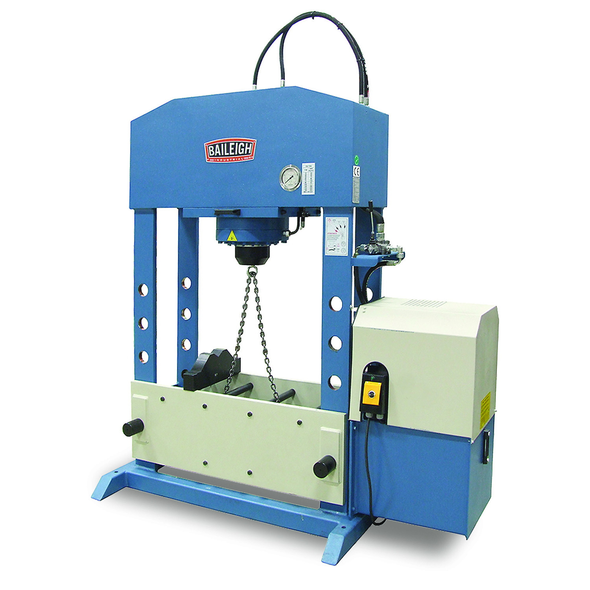 Baileigh Hydraulic Work Shop Press — 165 Tons, Fully-Welded Steel, Model# HSP-176M-HD